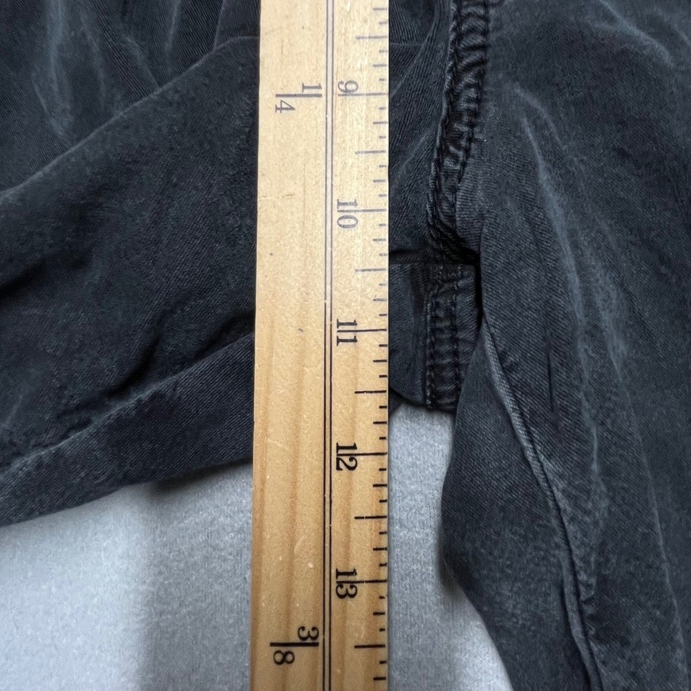 Vintage Y2K American Eagle Baggy Cargo Pants Wide Leg Black Womens 14 - Picture 6 of 9